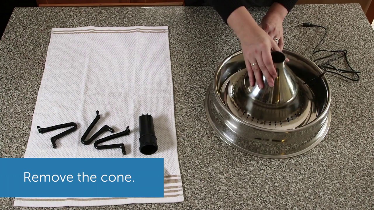 How to Clean the PetSafe© Drinkwell® Stainless Steel Multi-Pet Fountain