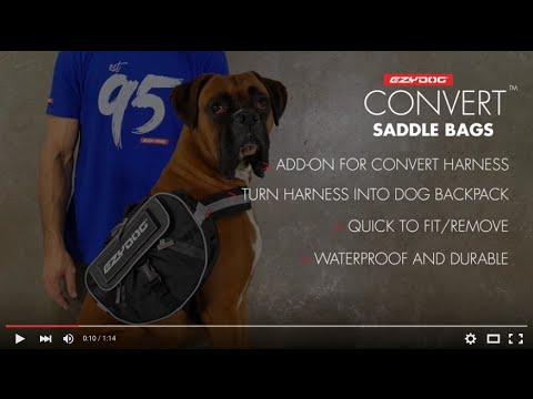 How to fit a Dog Pack - EzyDog Convert Saddle Bags