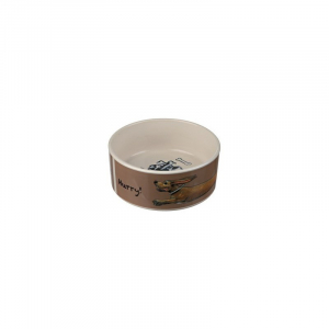 Keramikskål hund, Hurry! Dinnertime, 0,8 L, Ø 16 cm. Udgår når lager er opbrugt.