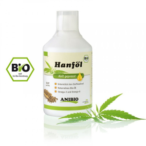 Anibio Hanföl 500 ml. Hamp olie