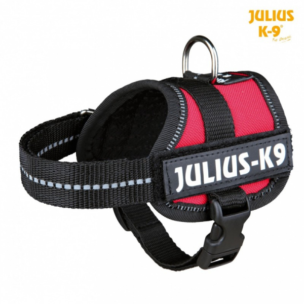 Julius K9 powersele Baby 1/XS 30-40 cm. rød