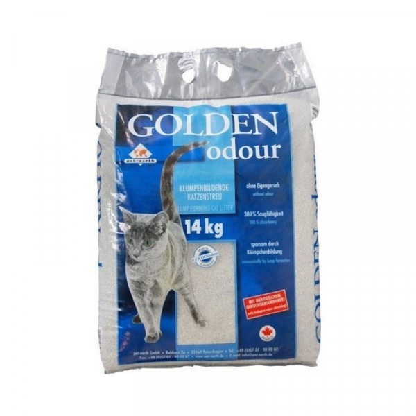 Kattegrus Golden Odour 14 Kg. Super klumpende kattegrus. Spar 20,- ved afhentning