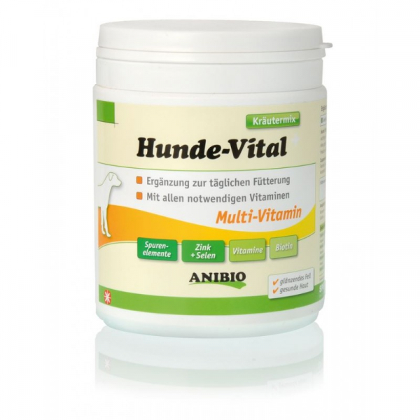 ANIBIO Hunde-Vital 420 g. Multivitamin tilsat alle nødvendige vitaminer.