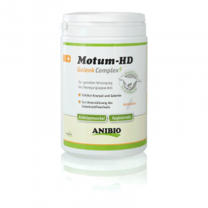 ANIBIO Motum-HD 500 g. For stærke knogler, brusk og led. Til hund.