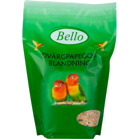 Bello Dværgpapegøje Premium 1 kg.