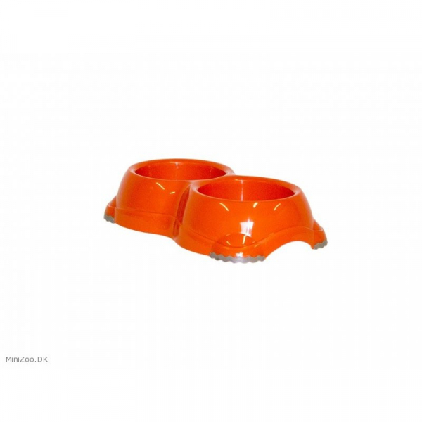 Smarty Bowl dobbelt nr. 2 Orange. 2 x 645 ml.