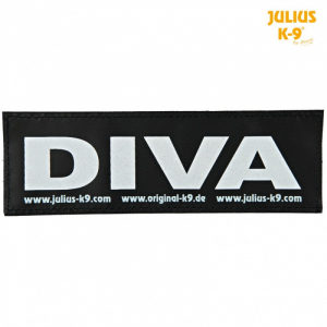 Julius-K9® Velcro-klistermærke L, DIVA.