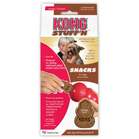 Kong Snack Lever Large 312 g.