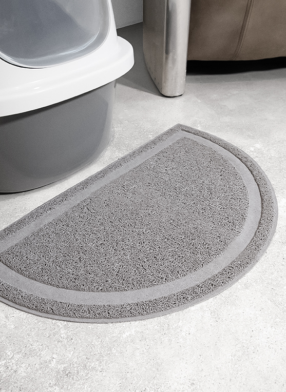 Pawise Katte sands måtte halvmåne 60x36 cm.