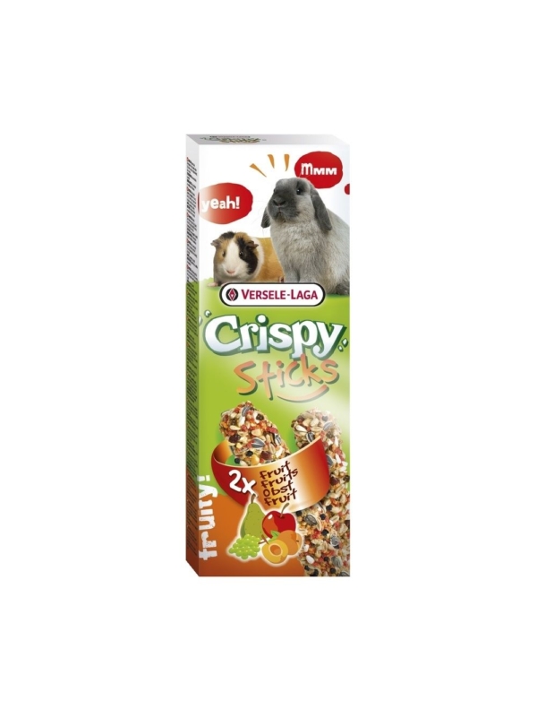 Crispy sticks til kanin og marsvin 2 Sstk. frugt 110 g.