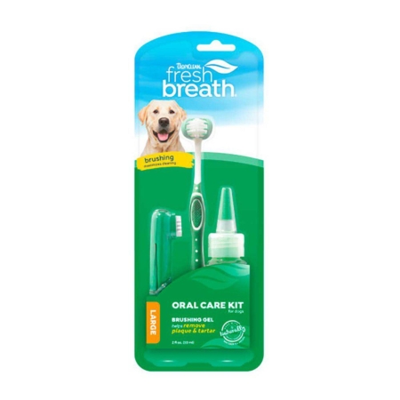 Tropiclean tandbørstesæt til hunde 59 ml.