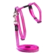 Rogz alleycat sele med line XSmall rosa 8 mm./19,8-30 cm.