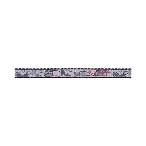 Rogz reflectocat sele med line XSmall sort 8  mm./19,8-30 cm.