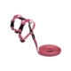 Rogz sparklecat sele med line XSmall rosa 8  mm./19,8-30 cm.