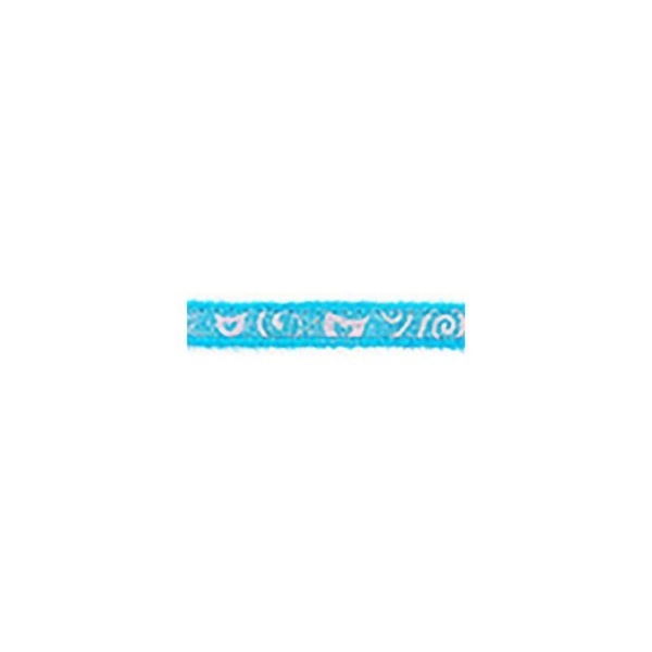 Rogz sparklecat sele med line Small turkis 11  mm./24-40 cm.