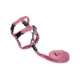 Rogz sparklecat sele med line Small rosa 11  mm./24-40 cm.