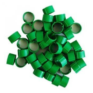 Hønsering plastik. Grøn. Ø16 mm.