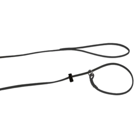 Alac udstillingsline læder Sort 6 mm./160 cm.