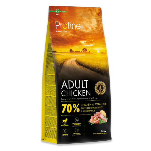 Profine adult chicken 12 kg.