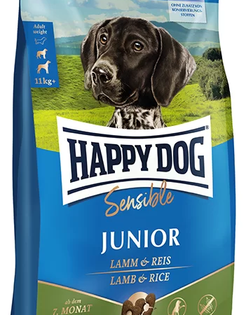 Happy Dog Junior Lam og ris