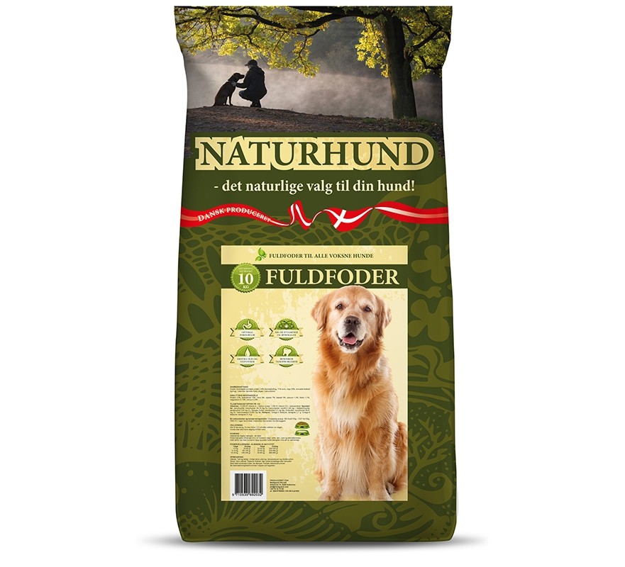 Naturhund Fuldfoder 10 kg.