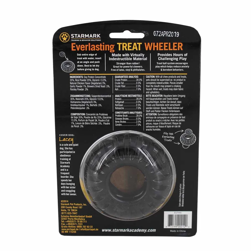 Starmark treat wheeler sort.