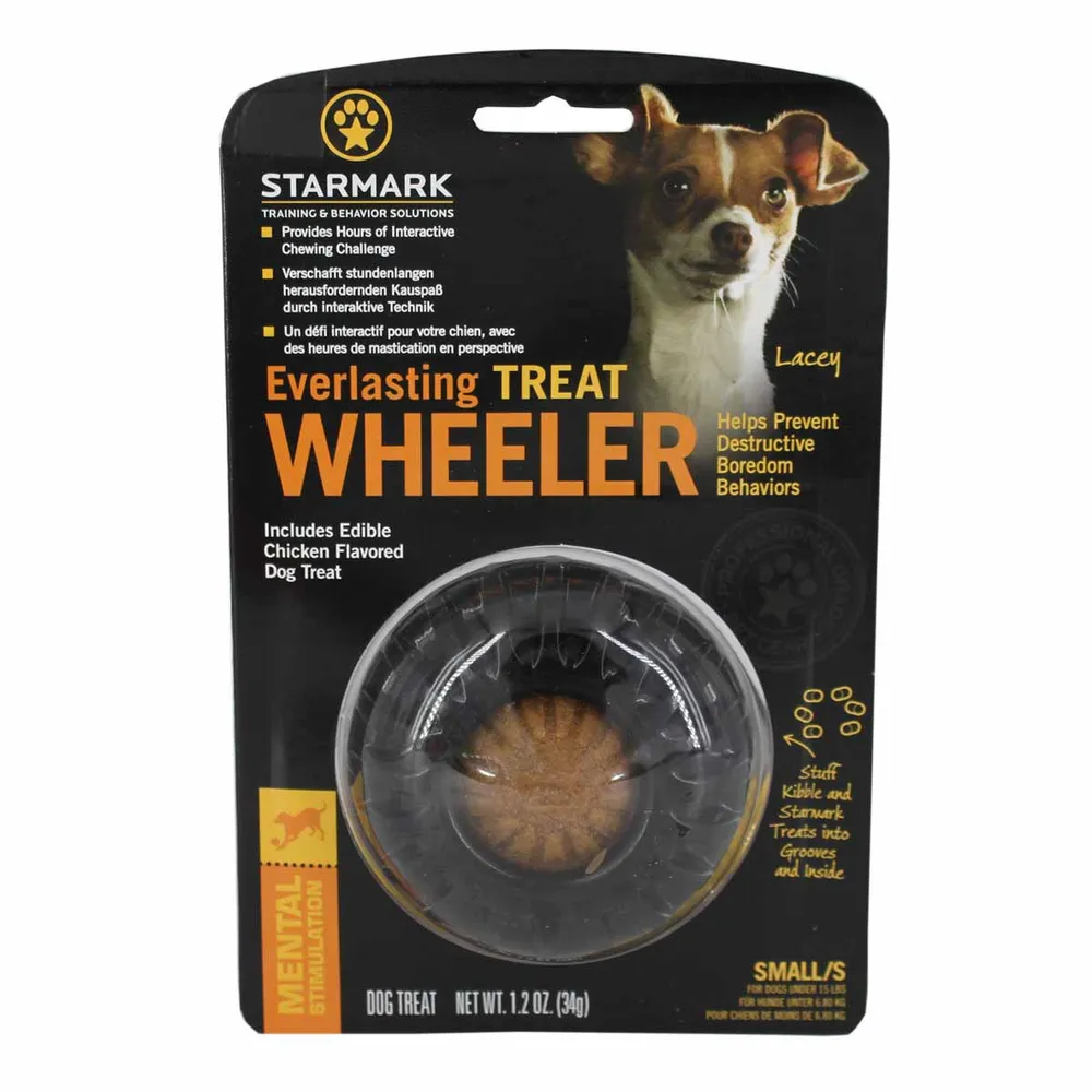 Starmark treat wheeler sort.
