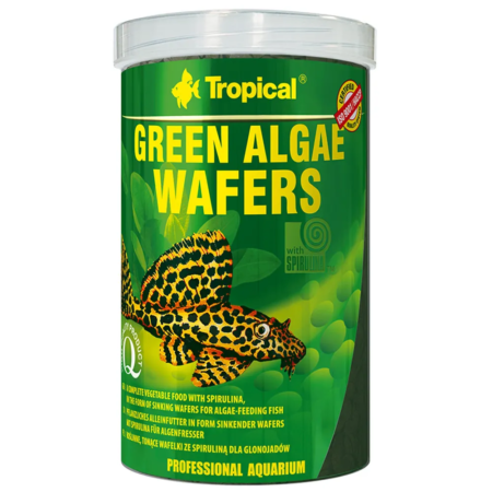 Tropical green algae wafers.