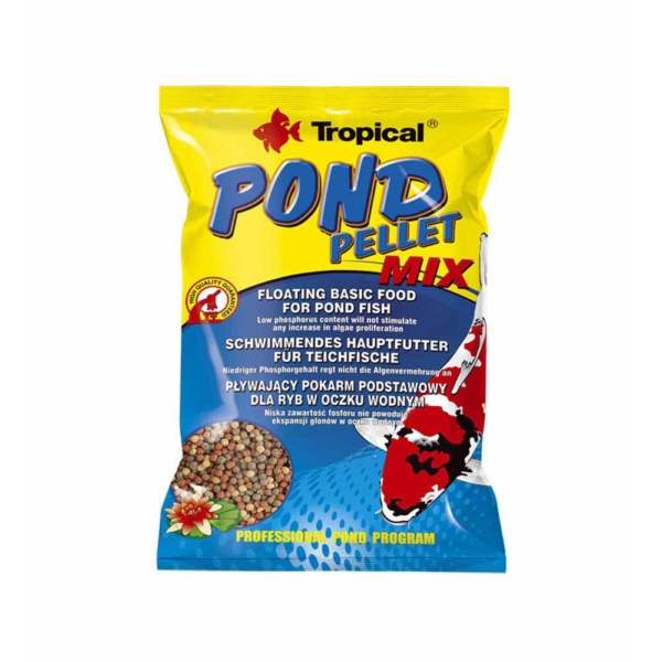 Tropical Pond pellet mix Small til koi karper og guldfisk