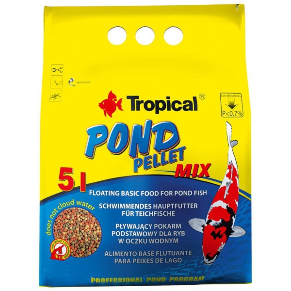 Tropical Pond pellet mix Small til koi karper og guldfisk
