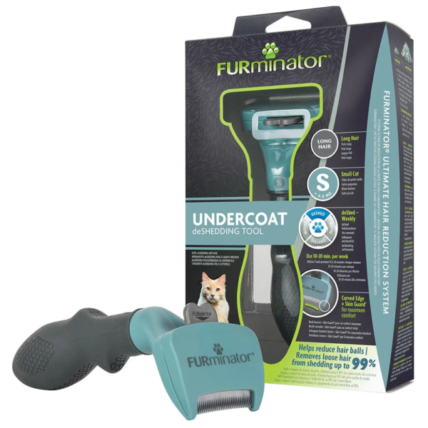 Furminator til kat, lang hår. Small