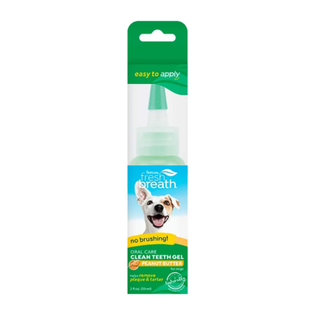 Tropiclean oral care gel. peanut butter