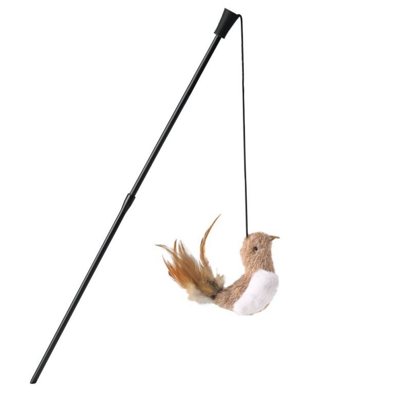 Hunter drillepind med fugl 45 cm. til kat. - Billede 2