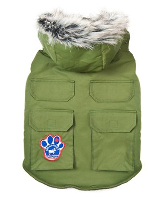 Canada pooch Everest explorer jakke militærgrøn.