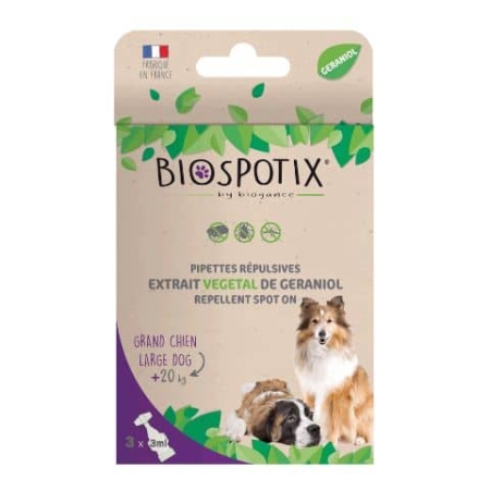 Biospotix dog spot on til hunde over 20 kg. 3x3 ml.