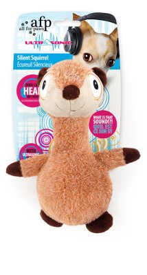 All for paws Ultrasonic silent squirrel 22 cm. Med Ultralyd for lydløs piv. - Billede 2