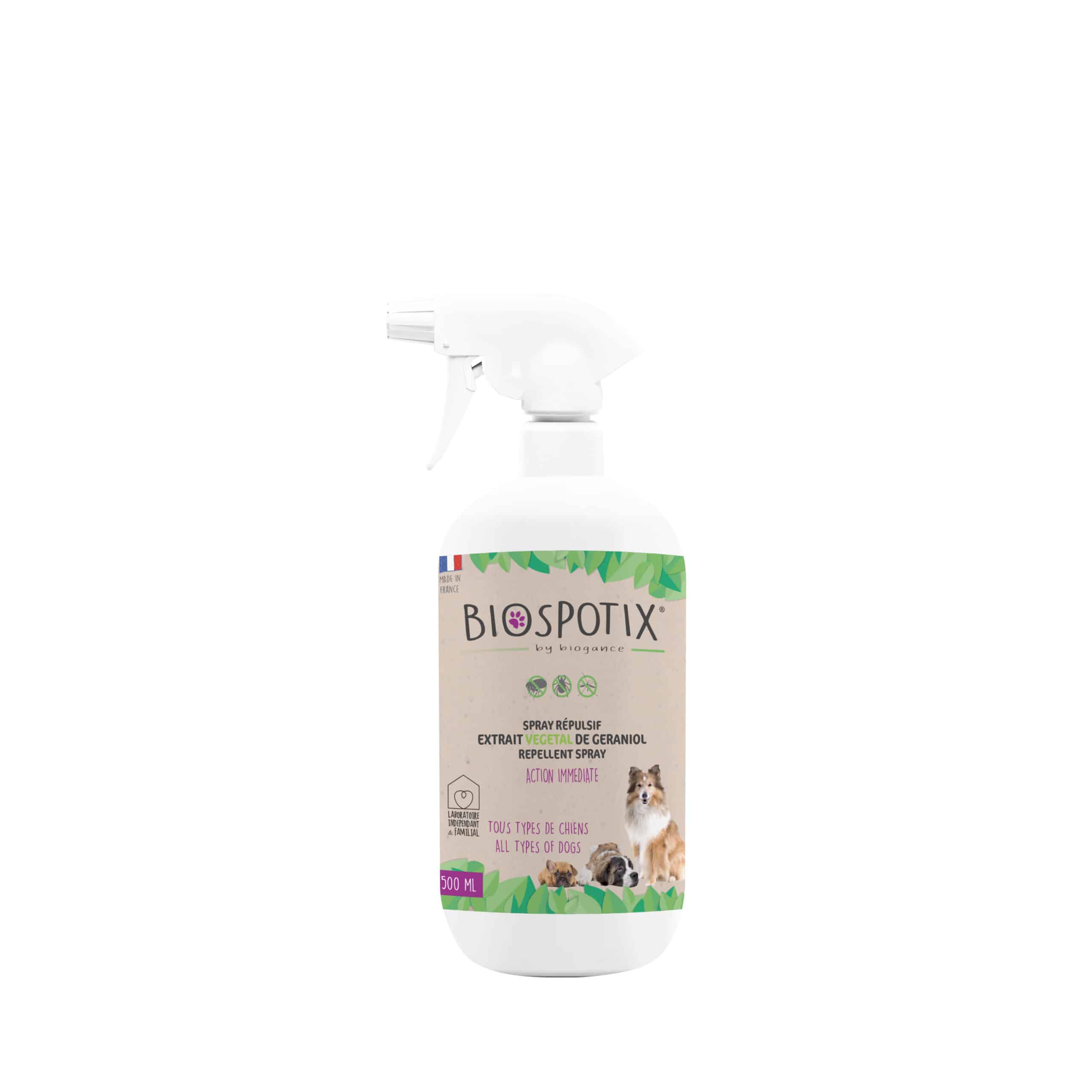 Biospotix dog spray 500 ml.