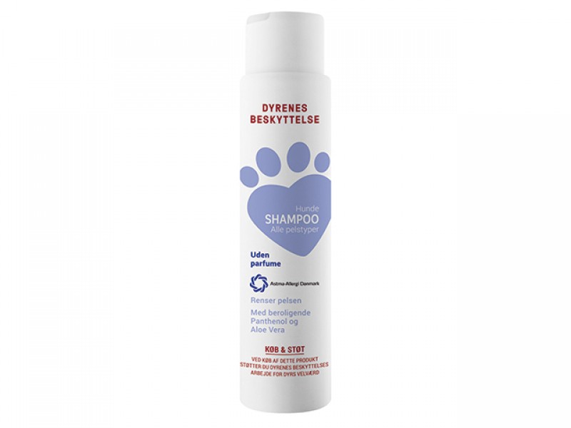 Alle slags Smag analyse Dyrenes Beskyttelse hunde shampoo uden parfume 400 ml.