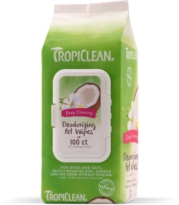Tropiclean deep cleaning wipes 100 stk.
