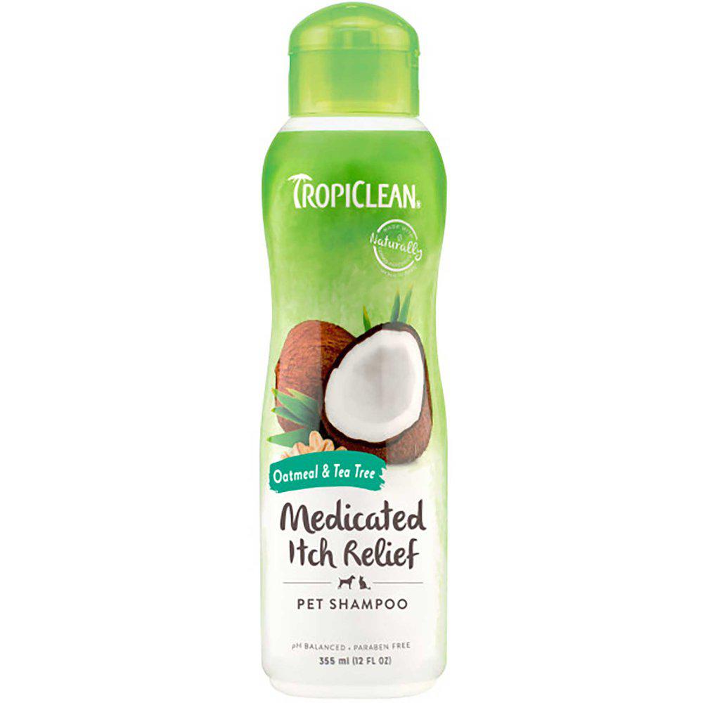 TropiClean Havremel & Tea Tree Pet Shampoo 355 ml.