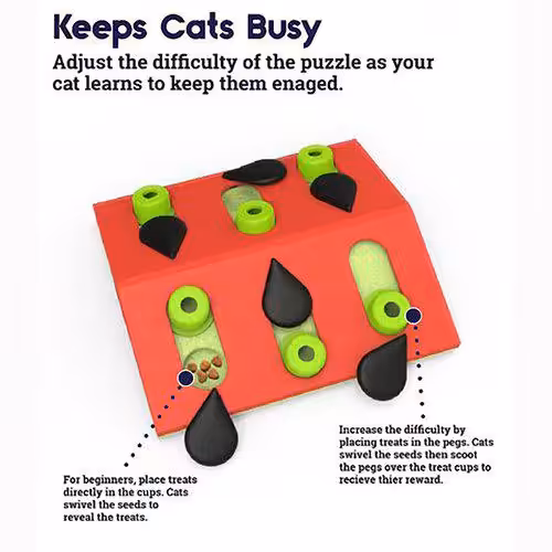 Nina Ottosen Petstages Cat Puzzle & Play Melon Madness - Billede 3