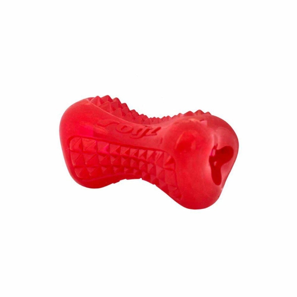 Rogz Yumz Treat Toy i rød.