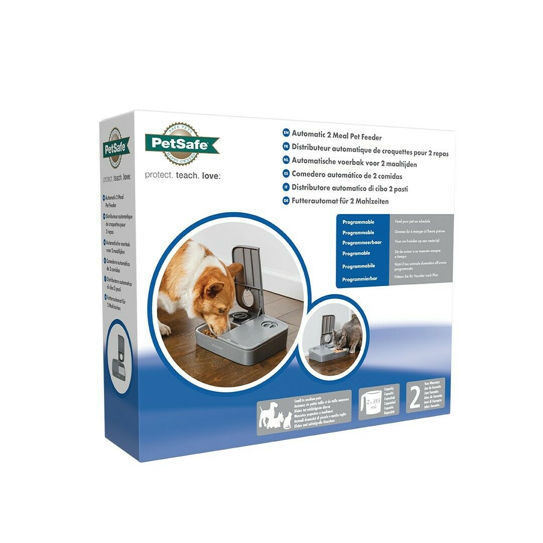 Petsafe automatisk madskål 2x355 ml.