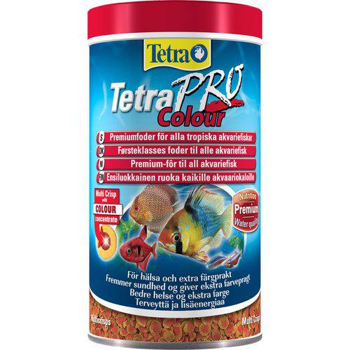 Tetra Pro Colour flagefoder til alle tropiske akvariefisk, 250 ml / 55 gram.