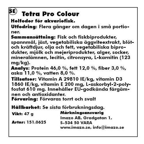 Tetra Pro Colour flagefoder til alle tropiske akvariefisk 500 ml. - Billede 2