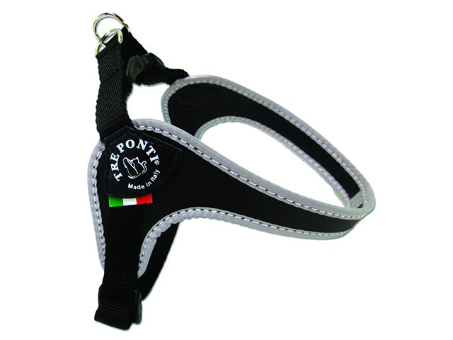 Tre Ponti sele mini med justering sort. Spar 50 %