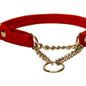 Fenriz halsbånd med kæde rød