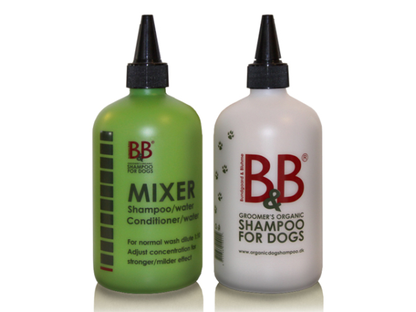 B&B blandeflaske til shampoo og conditioner