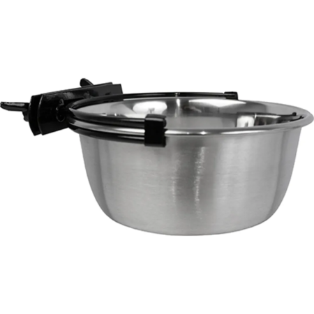 Foderkop rustfri med beslag