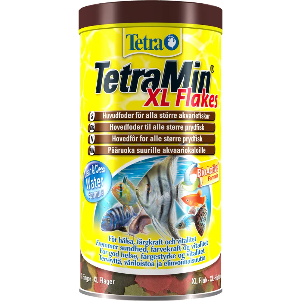 TetraMin XL, fiskefoder med ekstra store flager.